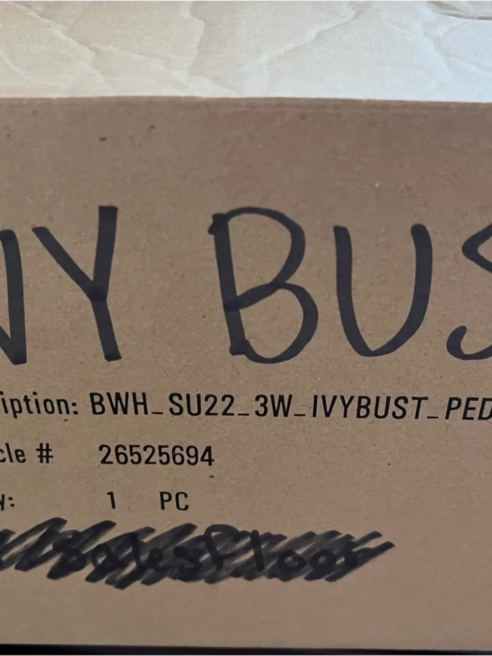 NEW Ivy Headless Bust 3-Wick Pedestal ORIGINAL BOX Bath & Body Works